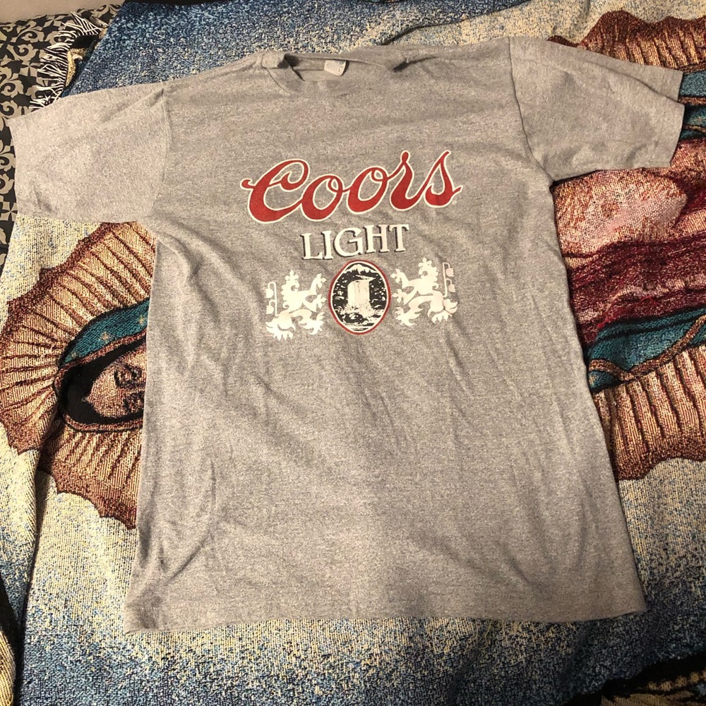 Vintage Coors Light 1980s single stitch shirt